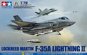 TAMIYA 1/72 LOCKHEED MARTIN F-35A Lightning II War Bird Collection Plastic Kit - Picture 1 of 7