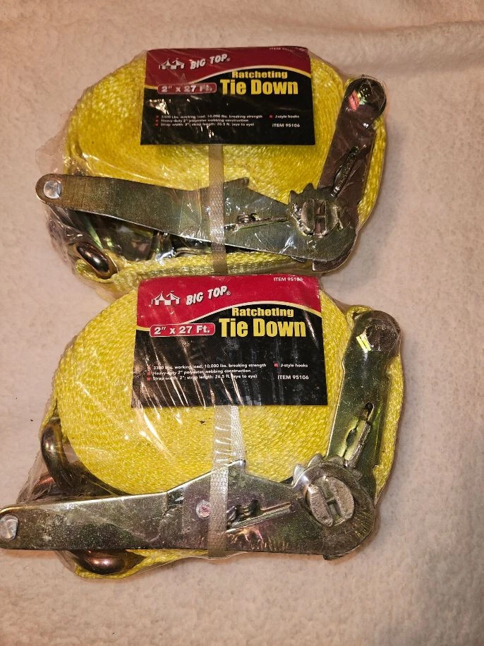Correas de amarre Big Top Ratchcting nuevas Foto 1 de 1