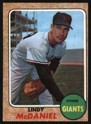 1968 Topps #545 Lindy McDaniel VGEX Giants 575376 - Image 1 of 2