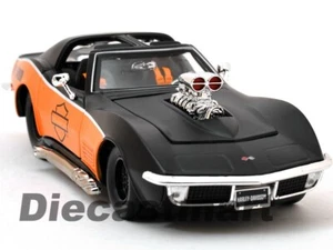 Chevrolet Corvette Harley Davidson 1970 Maisto 32193 1:24 diecast negro/naranja - Imagen 1 de 9