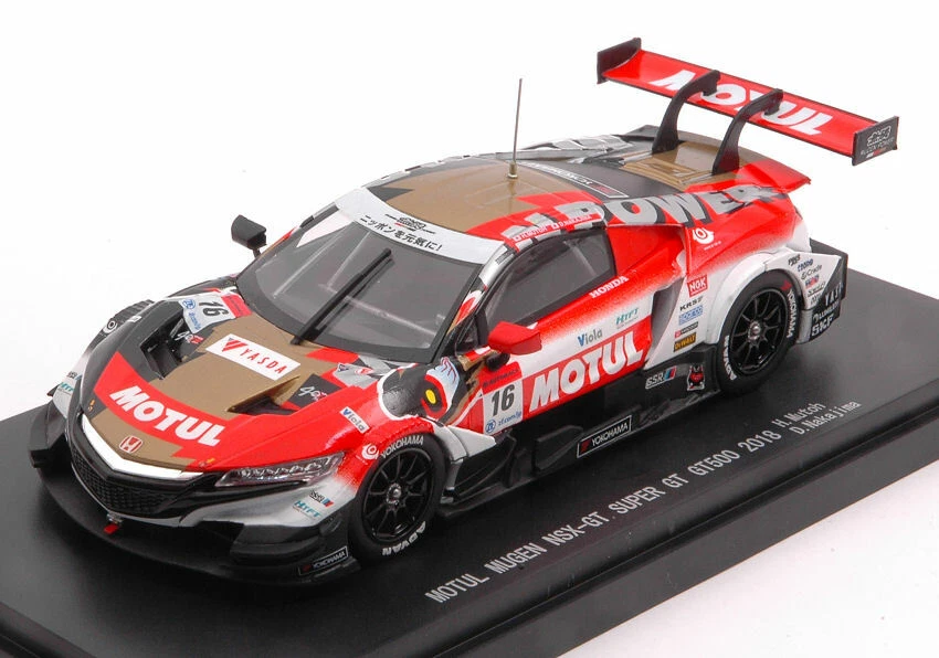 Honda Motul Nsx-gt #16 Super Gt500 2018 H.mutoh-d.nakajima 1:43 Model EBBRO - Immagine 1 di 1