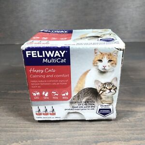 FeliwayÂ® MultiCat 3 Pack Refills, Happy Cat Calming And Comfort Nib, Exp 07/2024