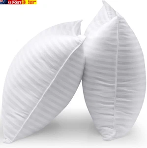 Premium Bed Pillows for Sleeping Queen Size (White), Set of 2, Cooling Hotel Qua - Picture 1 of 7