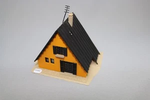 Y1083 Jouef 1990 maquette train Ho 1:87 chalet canadien maison antenne assemblé - Bild 1 von 5