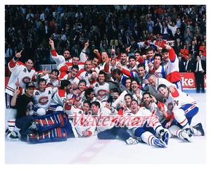 NHL 1993 Montreal Canadiens Stanley Cup Champion Team Picture 8 X 10 Photo - Picture 1 of 1