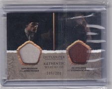 Cryptozoic Outlander CONVENTION EXCLUSIVE Dual Wardrobe Card CE3 Fraser & Bonnet