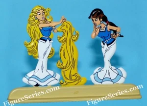 FALBALA et LATRAVIATA figurine ASTERIX en métal 2d femme Panacea archives figure - Imagen 1 de 1