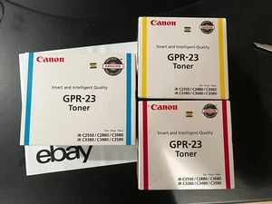 Canon Genuine GPR-23 Toner for ImageRUNNER C Series - New Unopened YOU CHOOSE - Picture 1 of 3