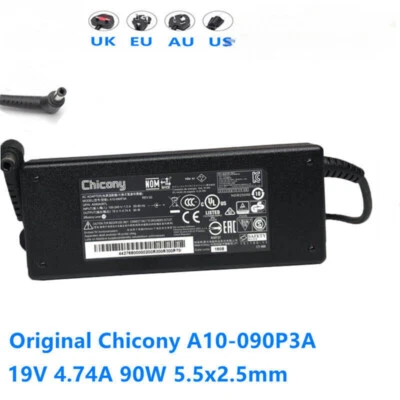 Adaptador carregador original do fabricante Chicony A10-090P3A A15-090P1A A16-090P1A A17-090P1A - Imagem 1 de 4