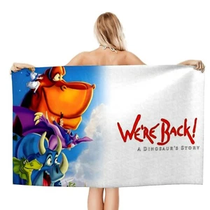 We're Back Gifts Beach Towel for Women Girl Or Boys Birthday Inspire 30.7"*51.2" - Picture 1 of 7
