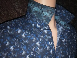 Robert Graham Beautiful Clouds Floral Printed Short Sleeve Shirt (M L XL) NEW - Picture 1 of 10