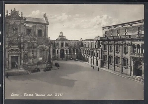 Cartolina Lecce Piazza Duomo AUTO RD170 - Picture 1 of 1