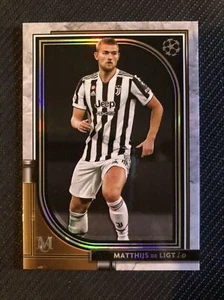 2021 Topps UEFA CL Museum Collection Matthijs De Ligt Juventus - Picture 1 of 2