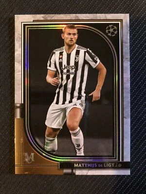 2021 Topps UEFA CL Museum Collection Matthijs De Ligt Juventus - Image 1 of 2