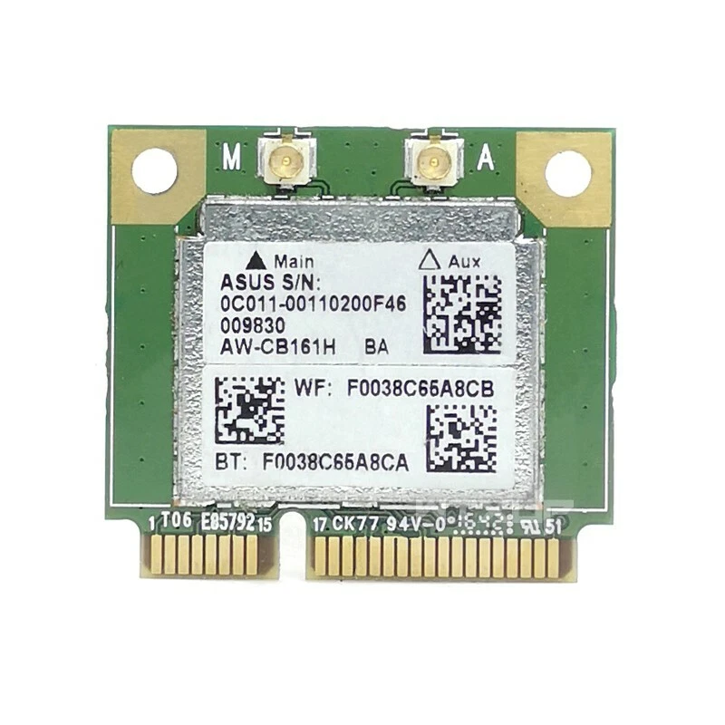 Azurewave AW-CB161H 802.11AC+BT4.0 Combo Mini PCI-E WLAN WLAN Adapter - Bild 1 von 1