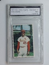 1971 Dell Bob Gibson Today's Team Stamps GEM MINT 10