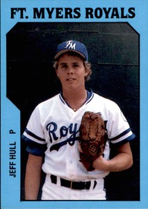1985 Ft. Myers Royals TCMA #8 Jeff Hull West Covina California CA Baseball Card