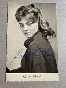 KARIN BAAL signed original Autogrammkarte 9x14 Autogramm - Picture 1 of 2