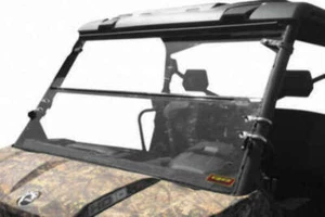 QuadBoss Folding Windshield CAN-AM Defender HD10 Defender HD10 DPS Defender etc - Picture 1 of 4