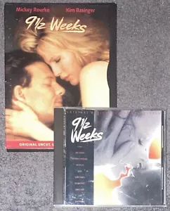 9 1/2 Weeks DVD Movie & Motion Picture Soundtrack CD Mickey Rourke - Picture 1 of 4