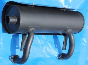 Kohler MUFFLER CV23S CV25S #75520 24068 115-S with Heat Deflector NEW - Picture 1 of 12