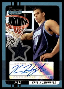 2004-05 Bowman Signature #70 Kris Humphries BASKETBALL Utah Jazz - Picture 1 of 2