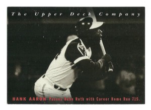 1994 Upper Deck All Time Heroes Hank Aaron Milwaukee Braves #5
