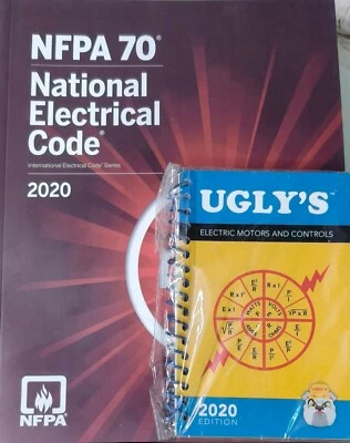 2020 NFPA 70 NEC + 2020 Ugly's Electric Motors and controls