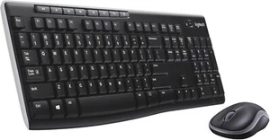 Logitech MK270 Wireless Keyboard and Mouse Combo for Windows, 2.4 GHz Wireless - Picture 1 of 11