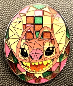 Disney Pin 73726 Engel Lilo & Stitch Buntglas Mosaik Mystery Ei Rosa Mädchen - Bild 1 von 7