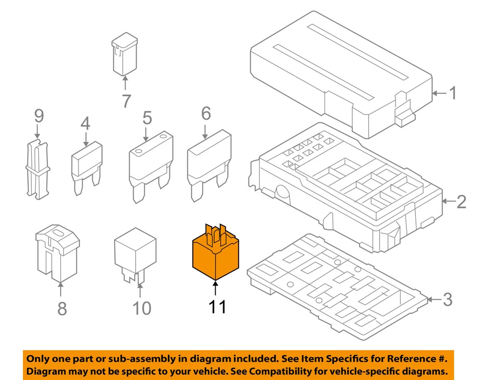 Genuine OEM Ford Flasher Relay 5C3Z13350AA MOTORCRAFT Sf633