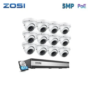 ZOSI H.265+16CH 4K NVR Security 5MP POE Camera System Human Detect CCTV 24/7 4TB - Picture 1 of 8