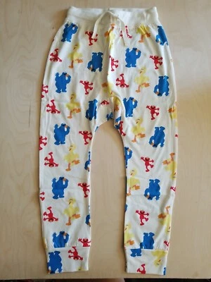 NWT HANNA ANDERSSON SESAME STREET JERSEY PANTS 110 5 BIG BIRD COOKIE ELMO - Изображение 1 из 4