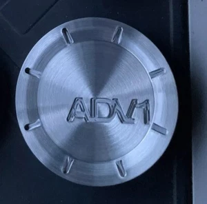 ADV1 Wheels Center Cap Brushed Aluminum clear O-Ring Size 65 MM One Pc Only - Bild 1 von 6