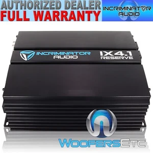 INCRIMINATOR AUDIO iX4.1 4000W RMS MONOBLOCK SUBWOOFERS SPEAKERS BASS AMPLIFIER - Picture 1 of 5