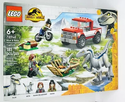 LEGO Jurassic World Set #76946 Blue & Beta Velociraptor Capture New Sealed Box - Image 1 of 4