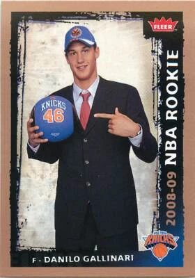 2008-09 Fleer #206 Danilo Gallinari RC Rookie Card - Image 1 of 2