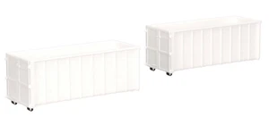 HERPA - 2 cuves de couleur blanc - 1/87 - HER053884-003 - Picture 1 of 5