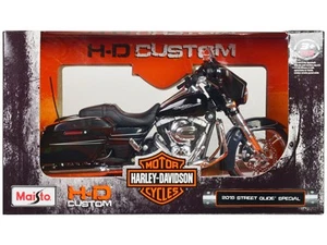 2015 Harley-Davidson Street Glide Special Black 1/12 Diecast Motorcycle Model - Picture 1 of 3