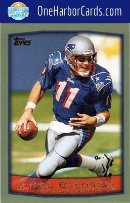 1999 Topps Season Opener New England Patriots #120 Drew Bledsoe - Image 1 of 2
