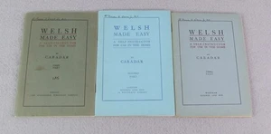 Welsh Made Easy Parts 1-3 A Self-Instructor for Use in the Home by Caradar - Picture 1 of 14