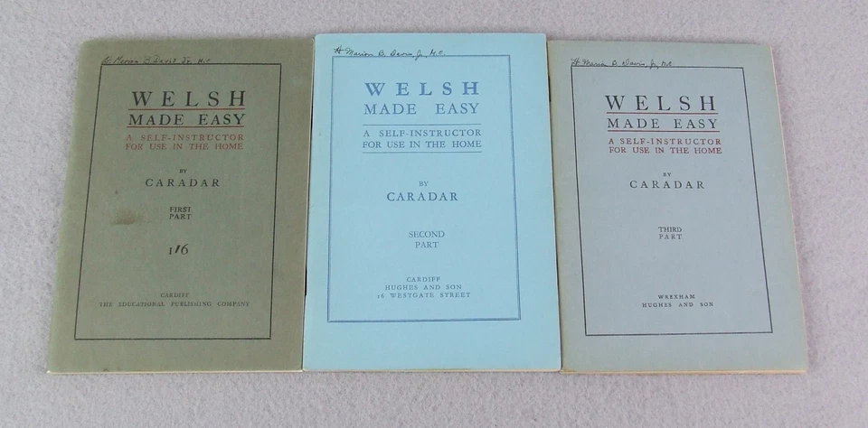 Welsh Made Easy Parts 1-3 A Self-Instructor for Use in the Home by Caradar - Image 1 of 4
