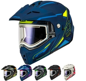 Gmax MD-74S Modular Electric Shield Snowmobile Helmet Anti-Fog lens For Winter - Picture 1 of 37