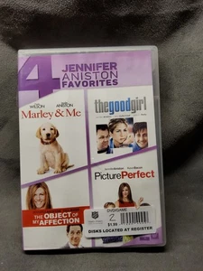 JENNIFER ANISTON 4-Disc Film Favorites DVD Movies MARLEY & ME / PICTURE PERFECT - Picture 1 of 6