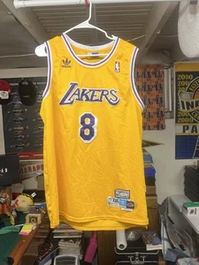 Maglia 2Xl Los Angeles Lakers Kobe Bryant Adidas NBA Hardwood Classics #8 - Foto 1 di 5