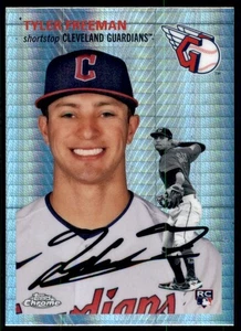 2023 Topps Chrome Platinum Anniversary #36 Tyler Freeman Rookie Prism Refractor - Picture 1 of 2