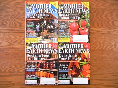 Mother Earth News Magazine 2021 4 Issues DIY Homesteading Foto 1 de 4