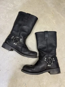 Ride Tech Black Leather Motorcycle Boots Size Men’s 8 - Bild 1 von 8