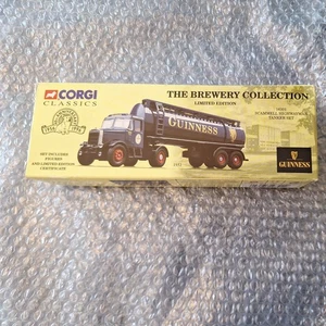 CORGI - Limited Edition - Guinness 16301 Scammell Highwayman Tanker Set - Picture 1 of 6