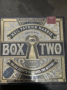 Box Two Neil Patrick Harris Escape Room Puzzles Codes Fun Challenges SEALED - Picture 1 of 13